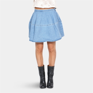 Edited Jackie Skirt Light Blue Denim